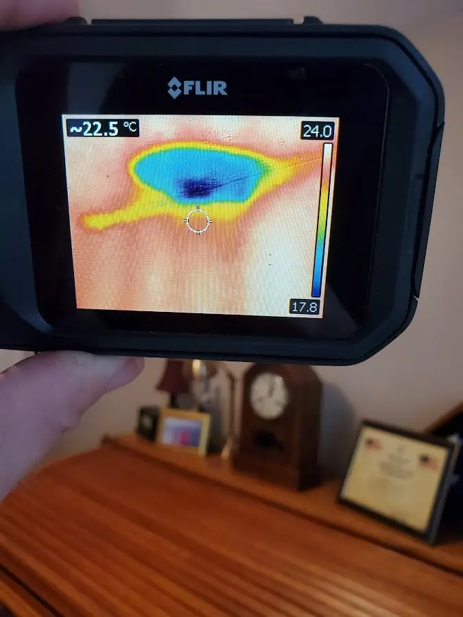 Thermal imaging inspection for water damage in Old Saybrook